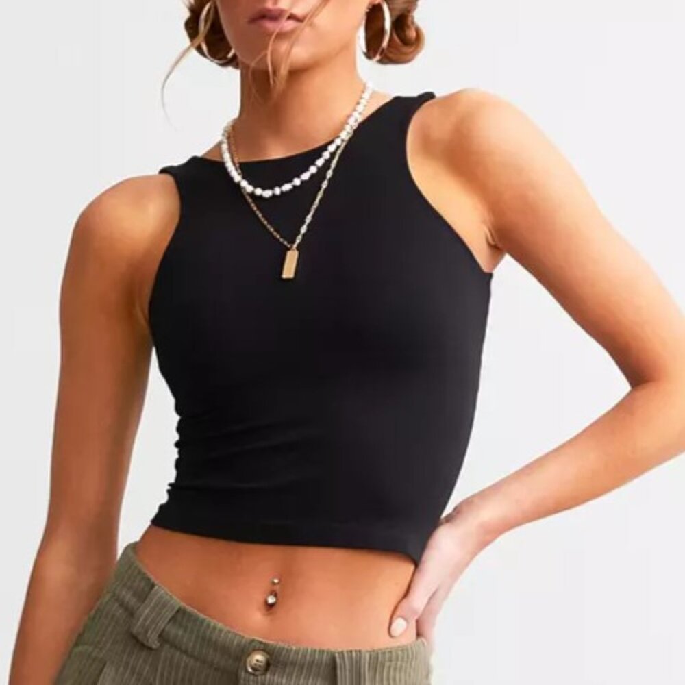 Free People Intimately Black Sleeveless Top – XS/S - Picture 3 of 4